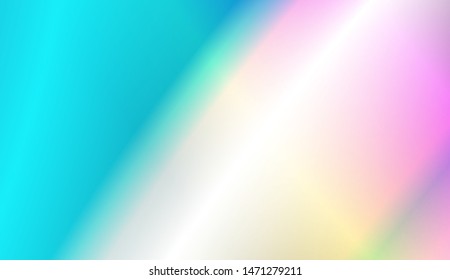 Hologram Gradient Background. For Your Design Wallpapers Presentation. Vector Illustration