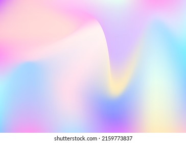 Hologram Gradient. Blue Retro Texture. Shiny Holography Brochure. Cosmos Cover. Blur Glitter. Bright Light. Abstract Background. Pearlescent Background. Violet Hologram Gradient