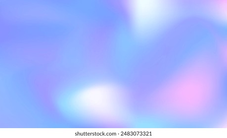 Hologram Gradient. Blur Image. Digital Light. Holographic Background. Abstract Background. Bright Paper. Blue Retro Texture. Pop Multicolor Invitation. Pink Hologram Gradient