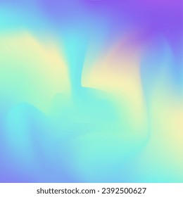 Hologram Gradient. Bright Light. Pop Futuristic Brochure. Pink Soft Texture. Vibrant Flyer. Pearlescent Background. Metal Shapes. Iridescent Texture. Purple Hologram Gradient