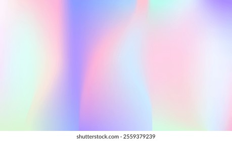 Hologram Gradient. Digital Foil. Abstract Texture. Shiny Glitter. Blue Metal Background. Holographic Texture. Blur Gasoline Template. Hipster Mesh. Pink Hologram Gradient