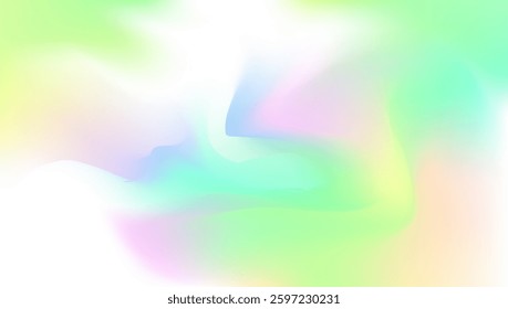 Hologram Gradient. Fantasy Paper. Neon Geometry Invitation. Iridescent Texture. Pearlescent Texture. Hippy Soft Background. Metal Flyer. Blur Concept. Pink Hologram Gradient