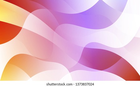 Hologram Gradient Geometric Wave Shape. Abstract background. For Template Cell Phone Backgrounds. Vector Illustration