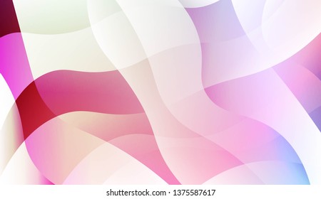 Hologram Gradient Geometric Wave Shape. Abstract background. For Template Cell Phone Backgrounds. Vector Illustration