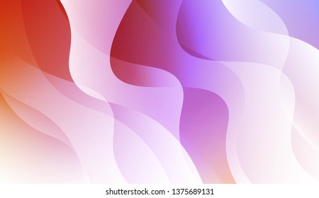 Hologram Gradient Geometric Wave Shape. Abstract background. For Template Cell Phone Backgrounds. Vector Illustration