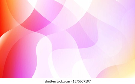 Hologram Gradient Geometric Wave Shape. Abstract background. For Template Cell Phone Backgrounds. Vector Illustration