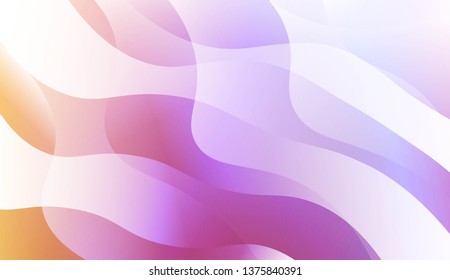 Hologram Gradient Geometric Wave Shape. Abstract background. For Template Cell Phone Backgrounds. Vector Illustration
