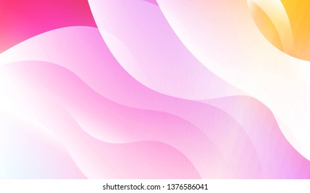 Hologram Gradient Geometric Wave Shape. Abstract background. For Template Cell Phone Backgrounds. Vector Illustration