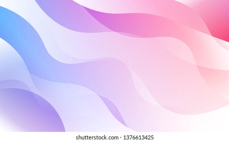 Hologram Gradient Geometric Wave Shape. Abstract background. For Template Cell Phone Backgrounds. Vector Illustration