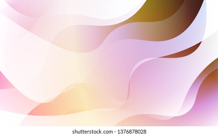 Hologram Gradient Geometric Wave Shape. Abstract background. For Template Cell Phone Backgrounds. Vector Illustration