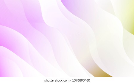 Hologram Gradient Geometric Wave Shape. Abstract background. For Template Cell Phone Backgrounds. Vector Illustration