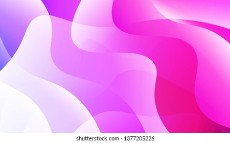Hologram Gradient Geometric Wave Shape. Abstract background. For Template Cell Phone Backgrounds. Vector Illustration
