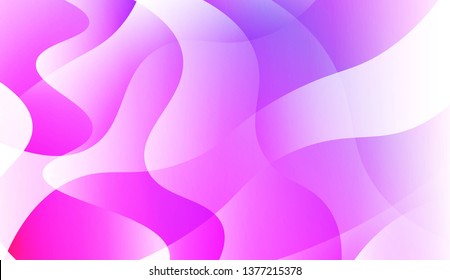 Hologram Gradient Geometric Wave Shape. Abstract background. For Template Cell Phone Backgrounds. Vector Illustration