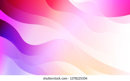 Hologram Gradient Geometric Wave Shape. Abstract background. For Template Cell Phone Backgrounds. Vector Illustration