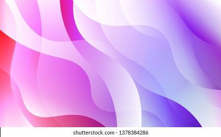 Hologram Gradient Geometric Wave Shape. Abstract background. For Template Cell Phone Backgrounds. Vector Illustration