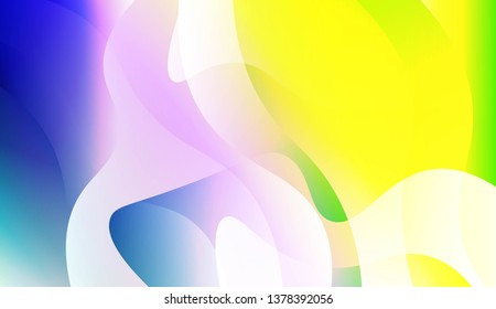 Hologram Gradient Geometric Wave Shape. Abstract background. For Template Cell Phone Backgrounds. Vector Illustration