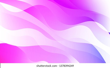 Hologram Gradient Geometric Wave Shape. Abstract background. For Template Cell Phone Backgrounds. Vector Illustration