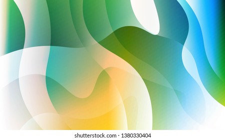 Hologram Gradient Geometric Wave Shape. Abstract background. For Template Cell Phone Backgrounds. Vector Illustration