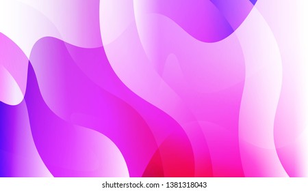 Hologram Gradient Geometric Wave Shape. Abstract background. For Template Cell Phone Backgrounds. Vector Illustration