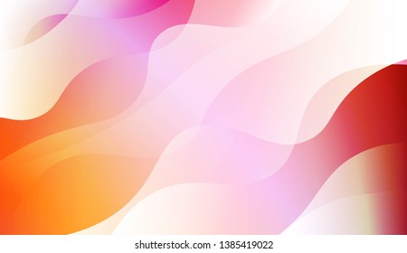 Hologram Gradient Geometric Wave Shape. Abstract background. For Template Cell Phone Backgrounds. Vector Illustration