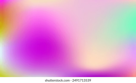 Hologram Gradient. Graphic Foil. Violet Pop Texture. Iridescent Background. Hipster Light. Neon Spectrum Template. Retro Glitch. Pearlescent Texture. Purple Hologram Gradient