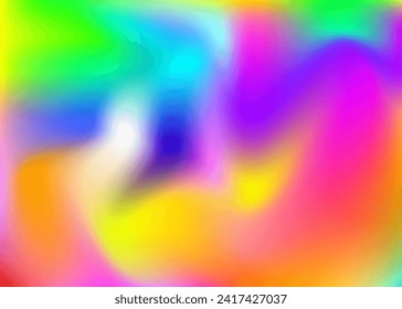 Hologram Gradient. Pearlescent Background. Chrome Light. Shiny Multicolor Brochure. Blue Metal Texture. Unicorn Paper. Soft Poster. Holographic Texture. Purple Hologram Gradient