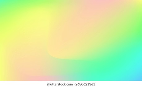 Hologram Gradient. Pearlescent Background. Psychedelic Neon Texture. Soft Gasoline Illustration. Metal Card. Unicorn Fluid. Iridescent Texture. Retro Vector. Green Hologram Gradient