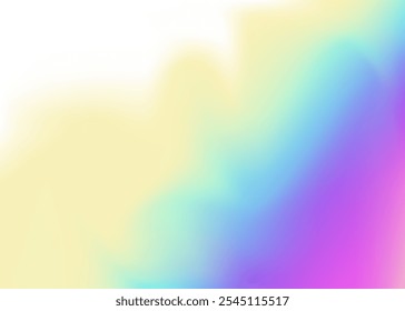 Hologram Gradient. Retro Geometry Backdrop. Metal Effect. Pearlescent Background. Trendy Foil. Holographic Background. Graphic Fluid. Purple Neon Texture. Pink Hologram Gradient