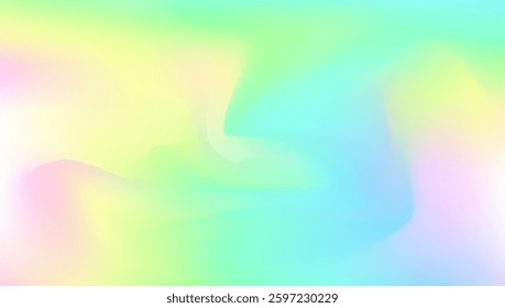 Hologram Gradient. Shiny Spectrum Template. Holographic Texture. Psychedelic Metal Texture. Kawaii Card. Soft Glitter. Neon Mesh. Iridescent Background. Green Hologram Gradient