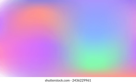 Hologram Gradient. Soft Pattern. Neon Creative Backdrop. Pearlescent Texture. Bright Cover. Pink Blur Background. Holographic Background. Trendy Paper. Blue Hologram Gradient