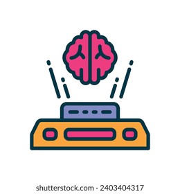 hologram icon. vector line icon for your website, mobile, presentation, and logo design.