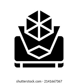 Hologram Icon Vector Symbol Design Illustration