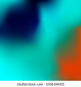 Hologram modern deep background. Smooth mesh blurred futuristic template. Bright hipster foil style backdrop. Blank Holographic spectrum gradient for printed products, covers.