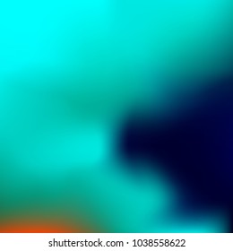 Hologram modern deep background. Smooth mesh blurred futuristic template. Bright hipster foil style backdrop. Blank Holographic spectrum gradient for printed products, covers.