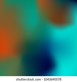 Hologram modern deep background. Smooth mesh blurred futuristic template. Bright hipster foil style backdrop. Blank Holographic spectrum gradient for printed products, covers.