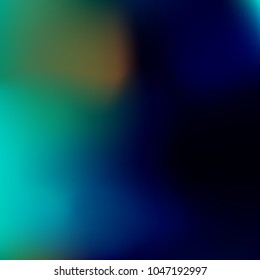 Hologram modern deep background. Smooth mesh blurred futuristic template. Bright hipster foil style backdrop. Blank Holographic spectrum gradient for printed products, covers.