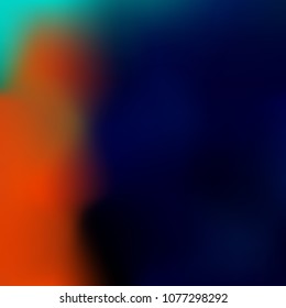 Hologram modern deep background. Smooth mesh blurred futuristic template. Bright hipster foil style backdrop. Blank Holographic spectrum gradient for printed products, covers.