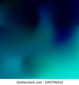 Hologram modern deep background. Smooth mesh blurred futuristic template. Bright hipster foil style backdrop. Blank Holographic spectrum gradient for printed products, covers.