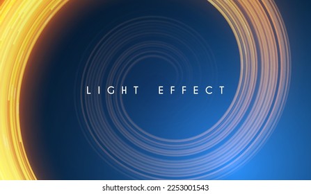 Hologram motion striped light effect with fluid color. Abstract shining wave background. Magic screen design.