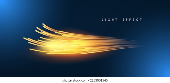 Hologramm Bewegung gestreifte Lichtwirkung mit flüssiger Farbe. Abstrakter glänzender Hintergrund. Magisches Bildschirmdesign.