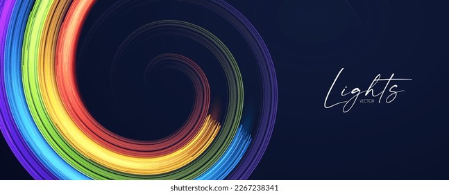 Hologram motion striped light effect with fluid color. Abstract shining wave background. Magic screen design.