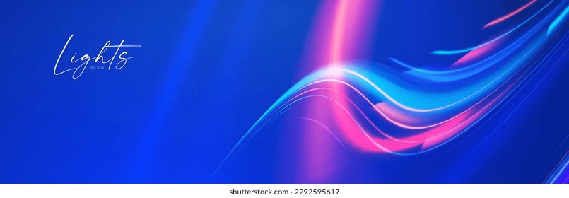 Hologramm Bewegung gestreifte Lichtwirkung mit flüssiger Farbe. Abstrakter glänzender Hintergrund. Magisches Bildschirmdesign.