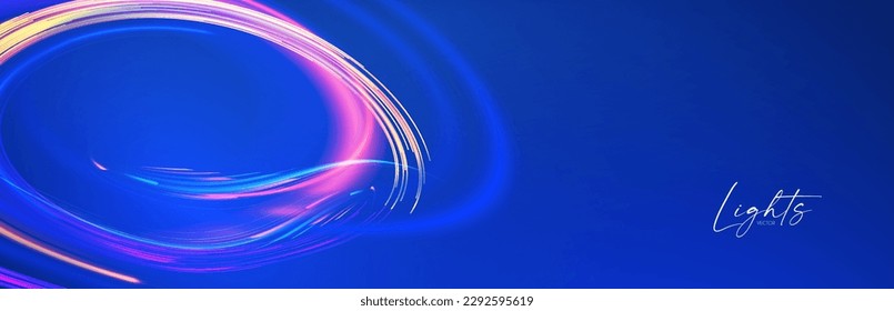 Hologram motion striped light effect with fluid color. Abstract shining wave background. Magic screen design.