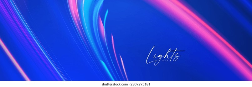 Hologramm Bewegung gestreifte Lichtwirkung mit flüssiger Farbe. Abstrakter glänzender Hintergrund. Magisches Bildschirmdesign.