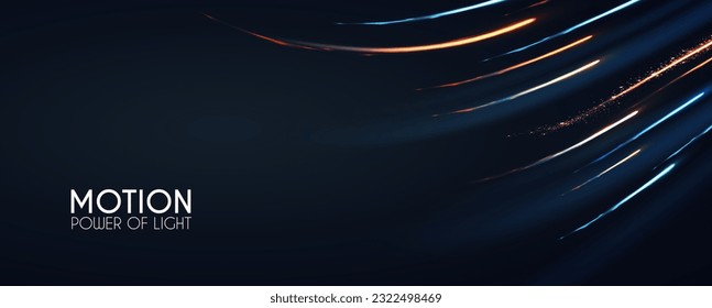 Hologram motion striped light effect with fluid color. Abstract shining wave background. Magic screen design.