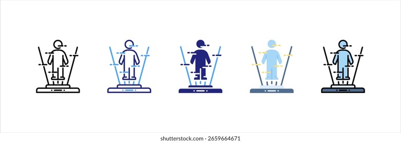 Hologram Multi Style Icon Set