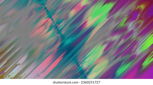 Hologram multicolor blurred background vector