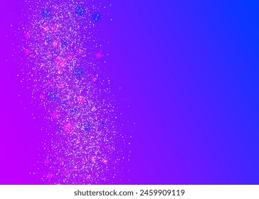 Hologram Paper. Transparent Effect. Laser Colourful Illustration. Cristal Design. Holographic Serpentine. Disco Texture. Falling Ribbon. Purple Happy Sparkle. Blue Hologram Paper