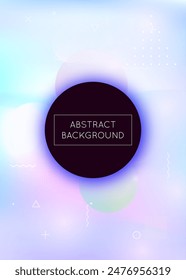 Hologram Pattern. Liquid Background. Simple Dots. Dynamic Flyer. Digital Design. Blue Tech Presentation. Soft Fluorescent Composition. Light Concept. Purple Hologram Pattern