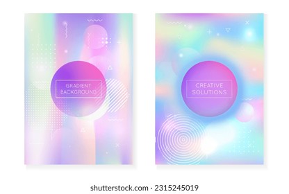 Hologram Pattern. Liquid Texture. Summer Flyer. Motion Dots. Violet Shiny Presentation. Round Ultraviolet Template. Digital Fluid. Space Concept. Purple Hologram Pattern